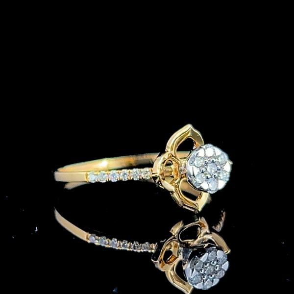 Elegant Blossom Diamond Ring - Image 4